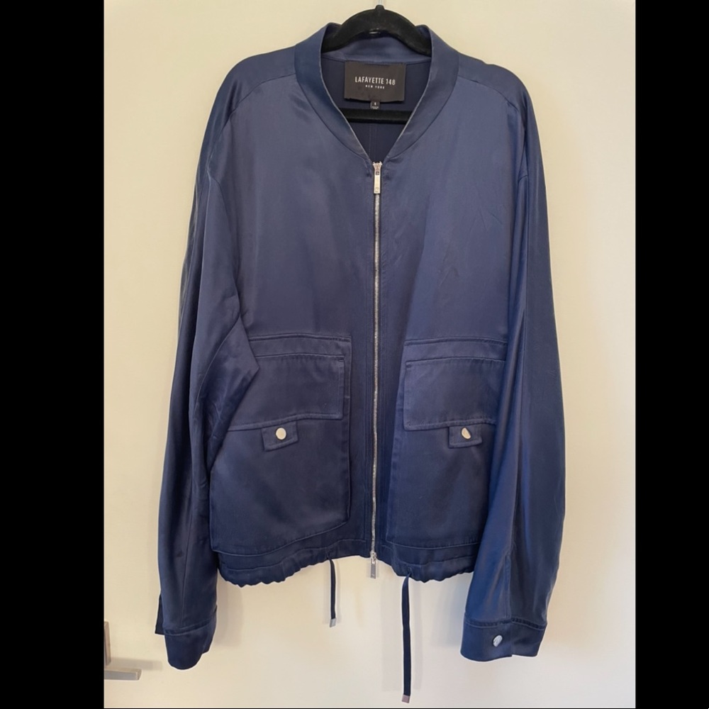 Lafayette 148 silk top